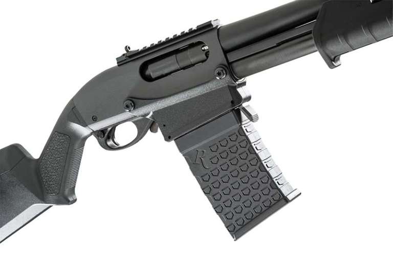 The Remington 870 DM at 50 yards