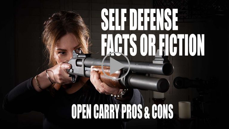 Self Defense: Facts or Fiction – Open Carry Pros and Cons #1136