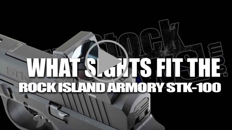 What sights fit the Rock Island Armory STK-100? #1156